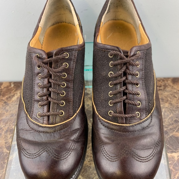 Timberland Boot Co. Tackhead Brown Wingtip Shoes 7 - Picture 3 of 8